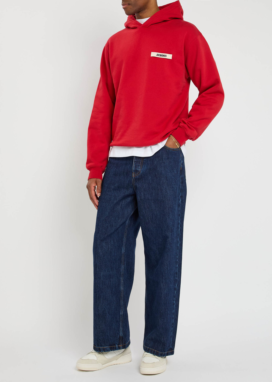 Jacquemus Le Hoodie Gros Grain Cotton Sweatshirt - 4
