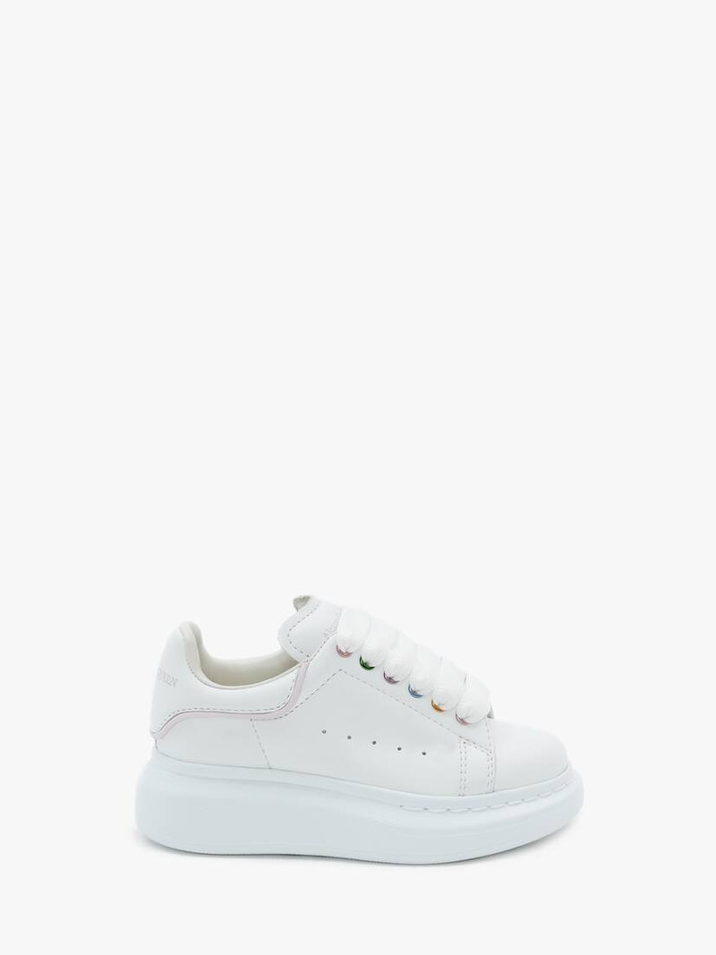 Kids Oversized Sneaker in White/multicolor - 1
