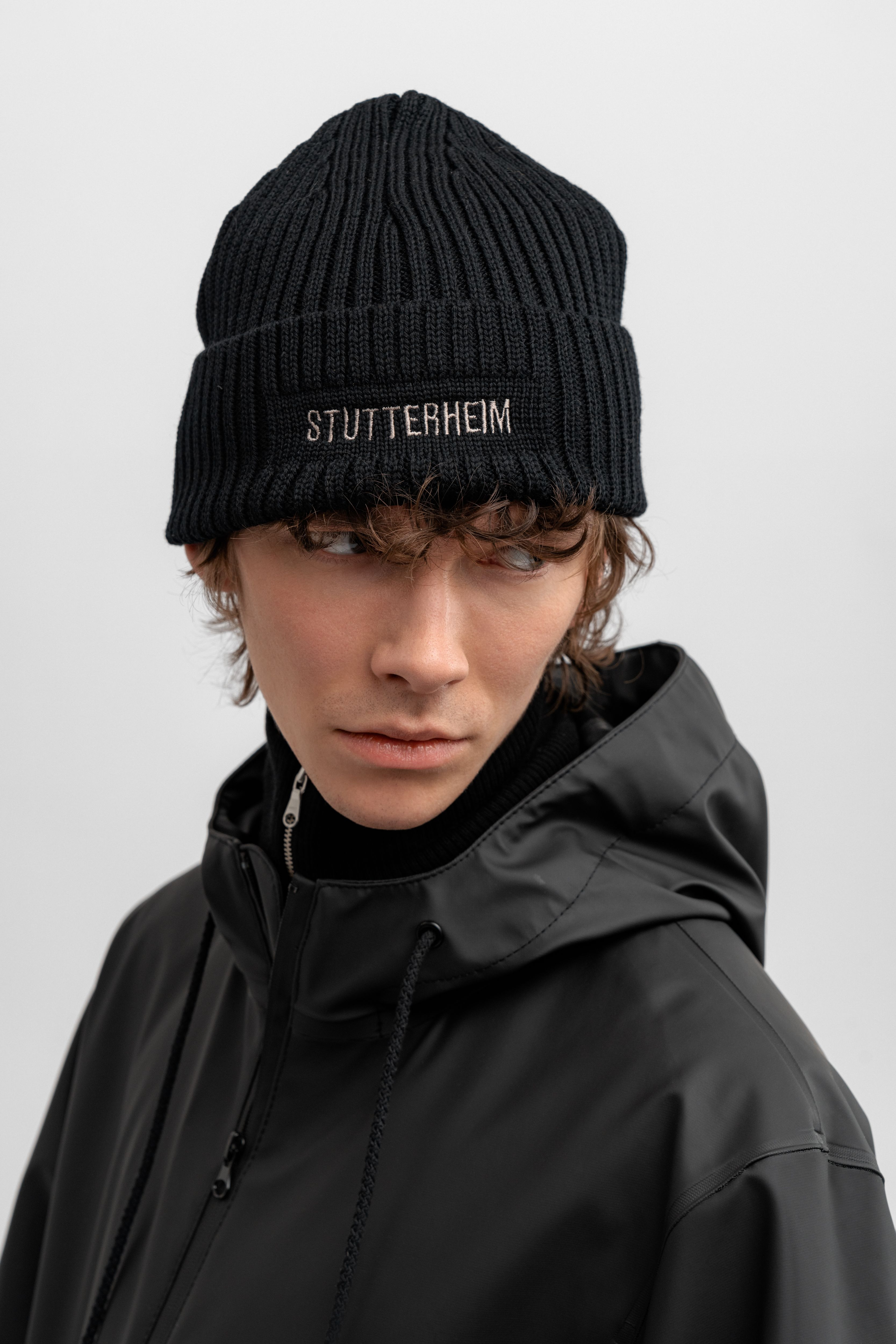 Logo Beanie Black - 5