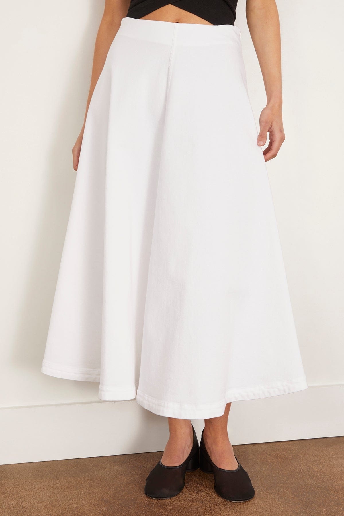 Varda Skirt in Optic White - 3