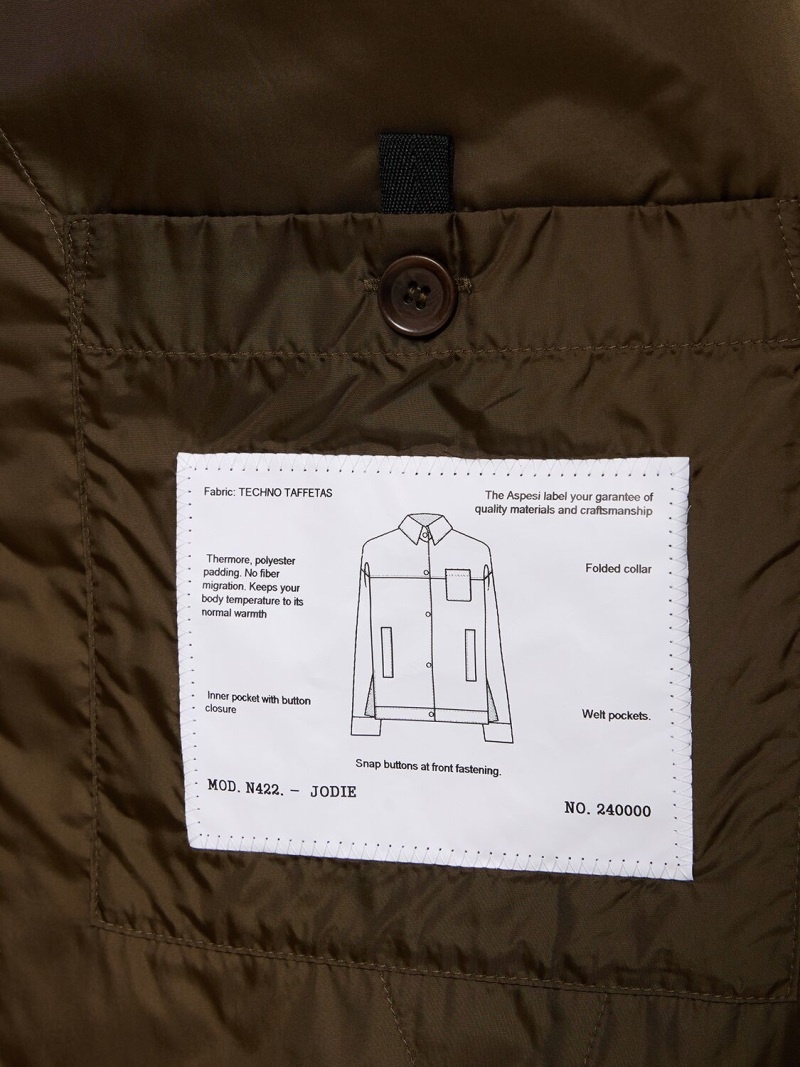 Tech taffeta single breast jacket - 7