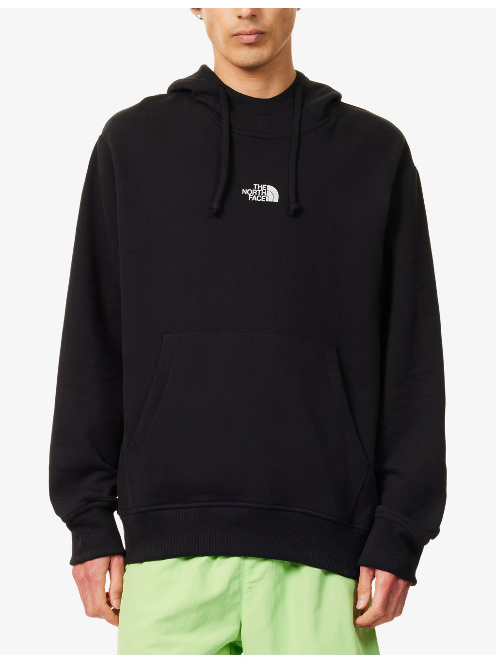 Stop Relax Embroidered-Logo Patch Cotton Hoody - 3