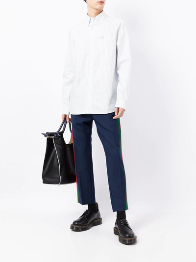 Fred Perry striped logo shirt outlook