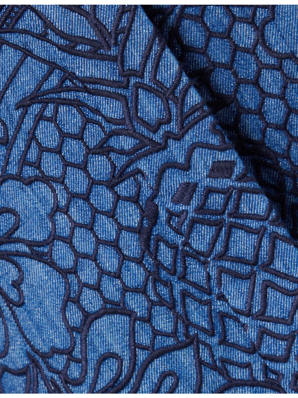 Coco Embroidered Denim Shirt - 6