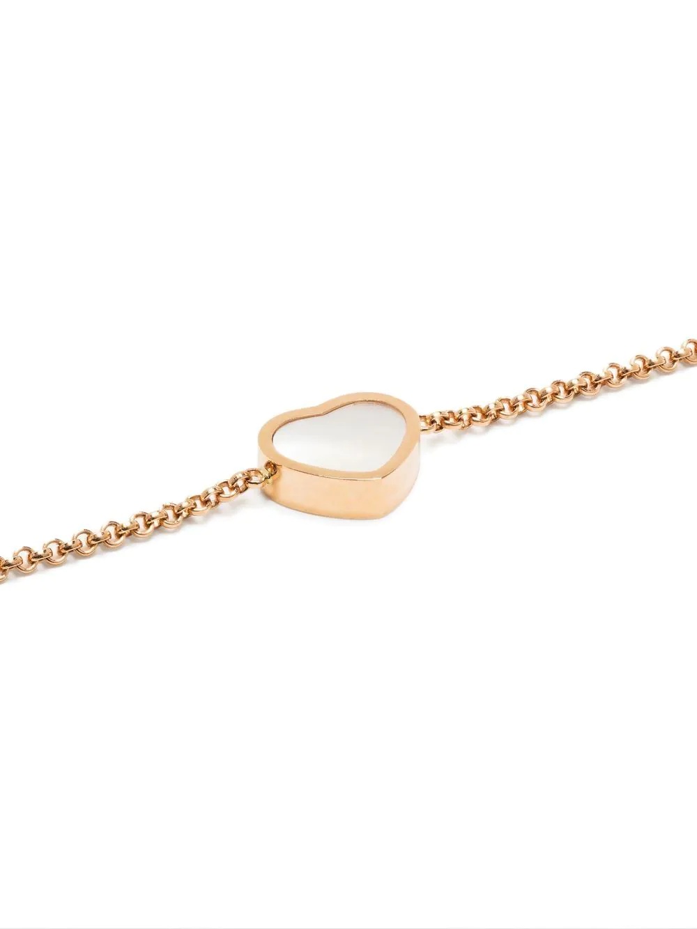 18kt rose gold My Happy Heart mother-of-pearl bracelet - 3