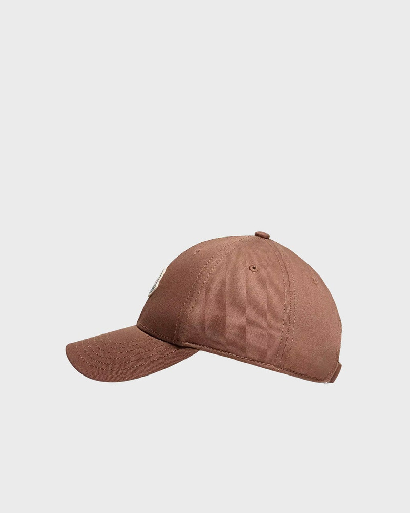 Moncler Gabardine Baseball Cap Brown ONESIZE outlook