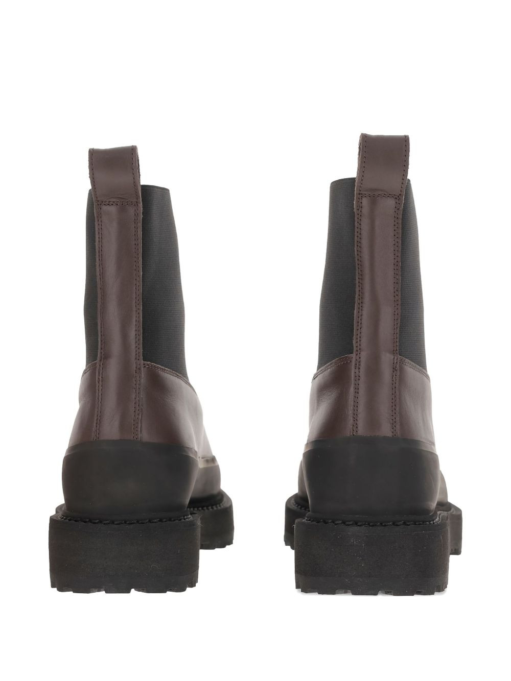 round-toe chunky-sole chelsea boots - 3