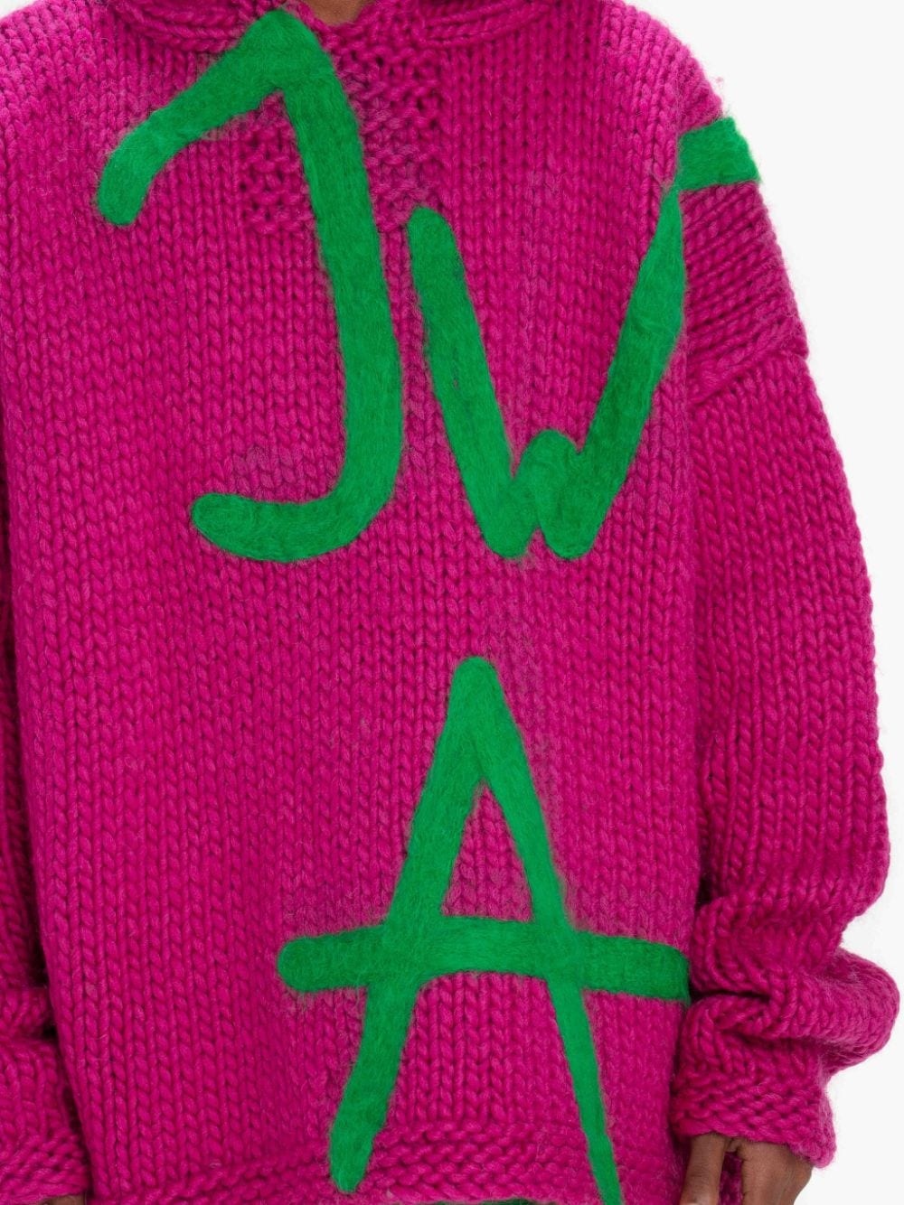 HANDKNIT JWA CHUNKY HOODIE - 7