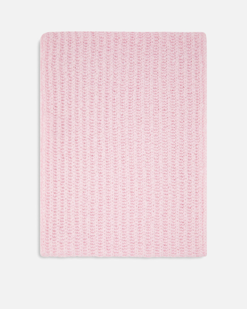 PINKO RIBBED SCARF WITH PINKO LOGO LETTERING outlook