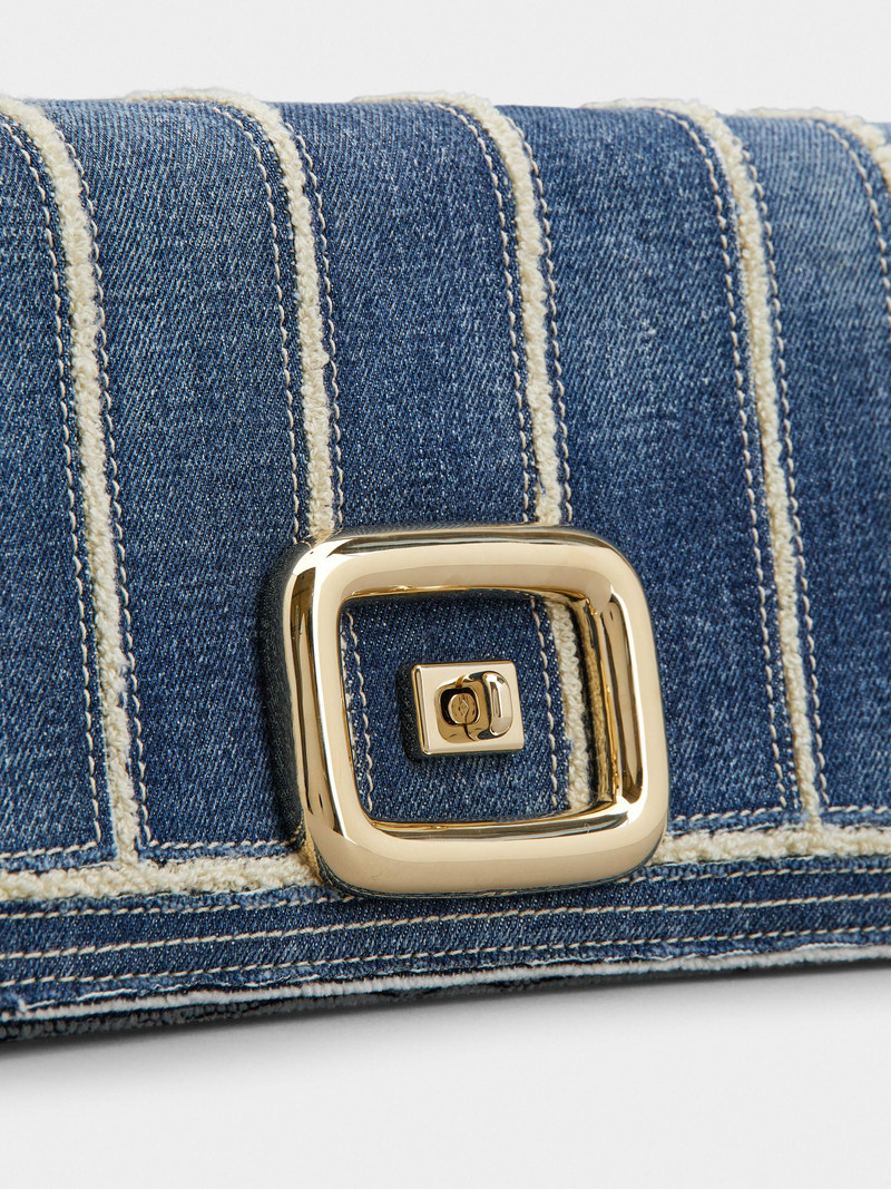 Viv' Choc Summertime Bag in Denim 8