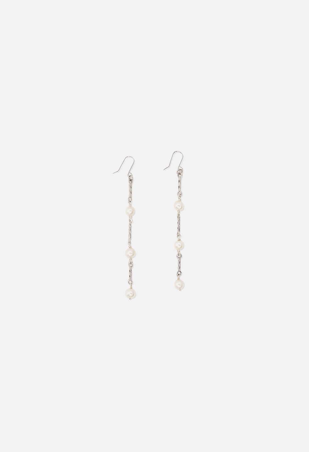 JOHN ELLIOTT X M.A.R.S TWIST LINK PEARL EARRINGS - 2
