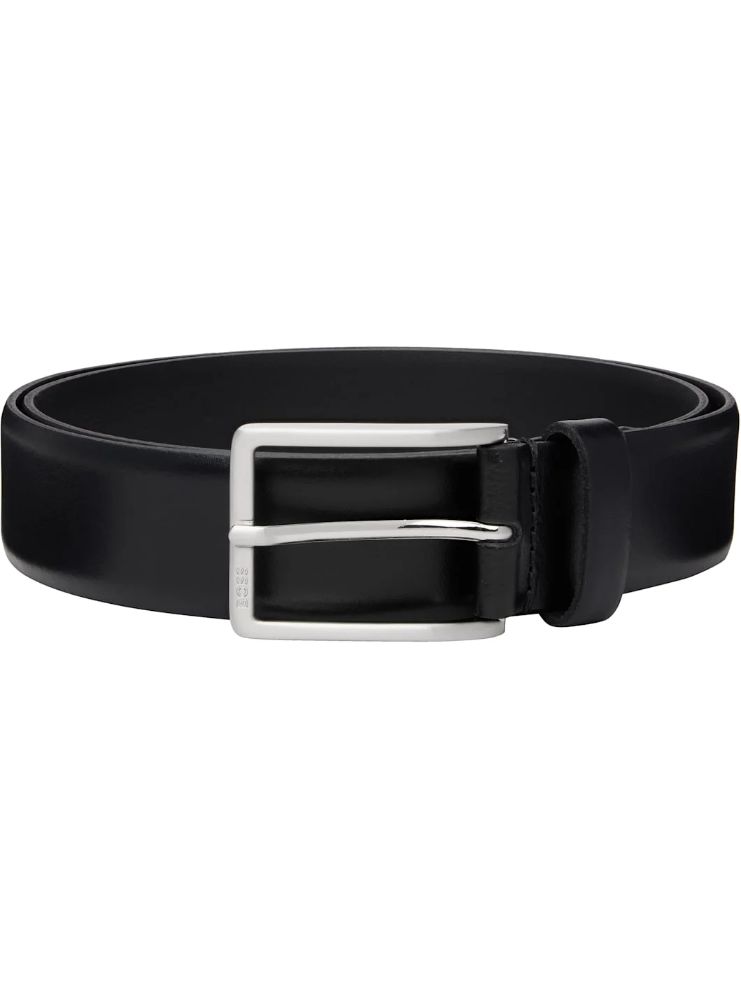 Black Leather Belt - 1