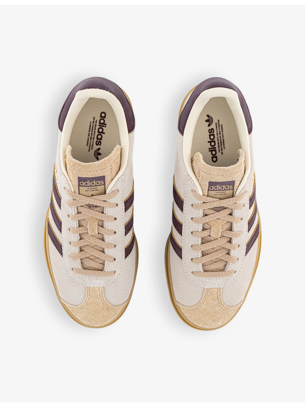 Gazelle Bold brand-stripe suede low-top trainers - 2