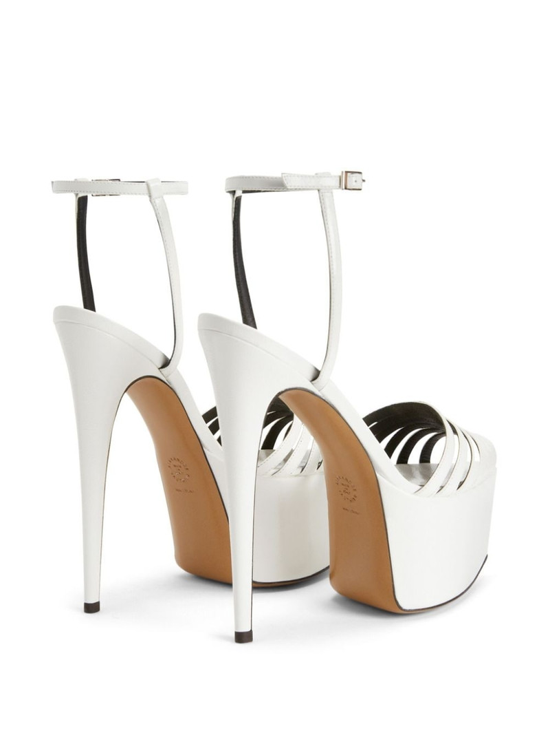 x Alexandre Vauthier leather platform sandals 3