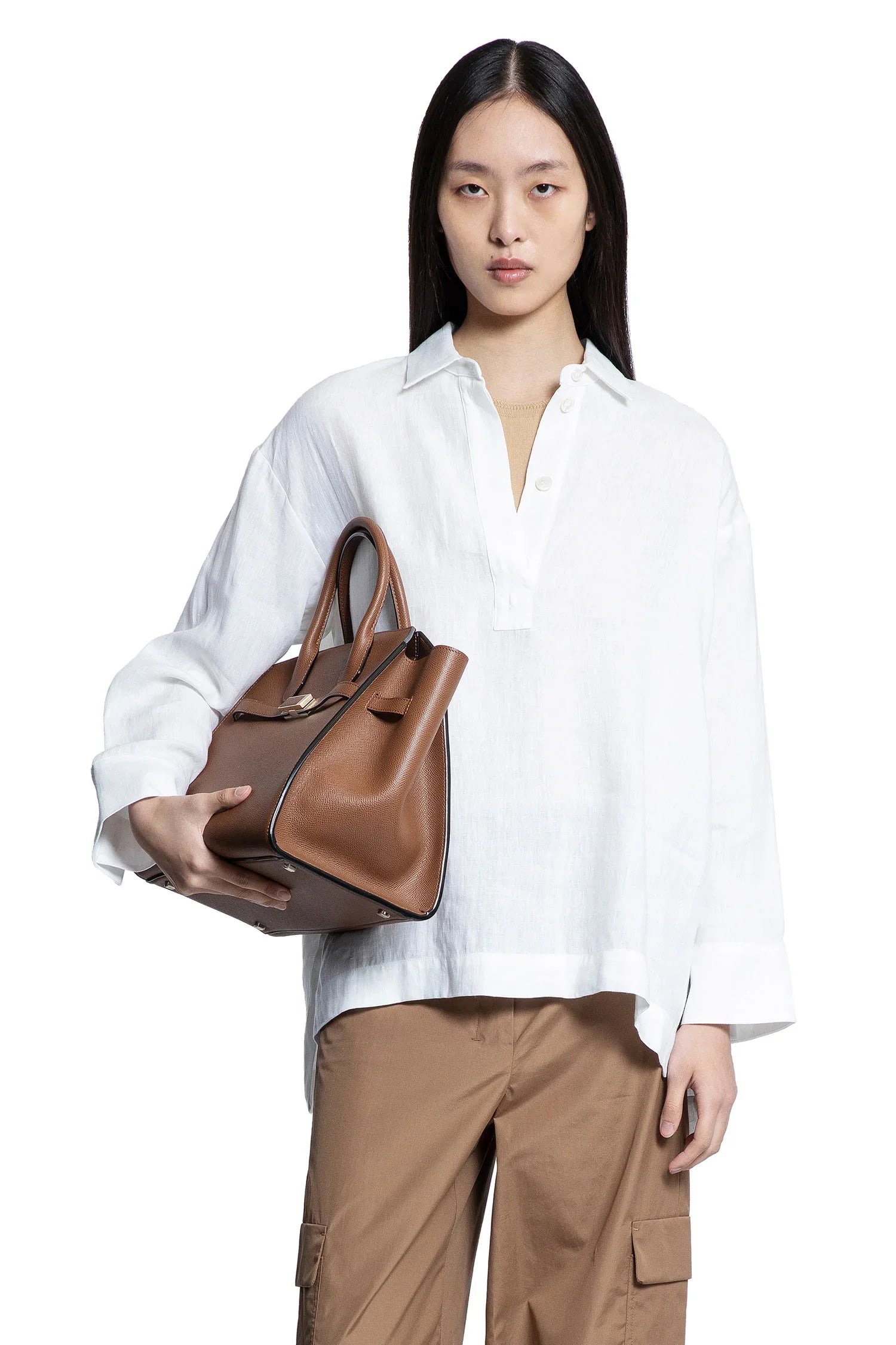 Varese-Linen-Canvas-Polo-Shirt - 5