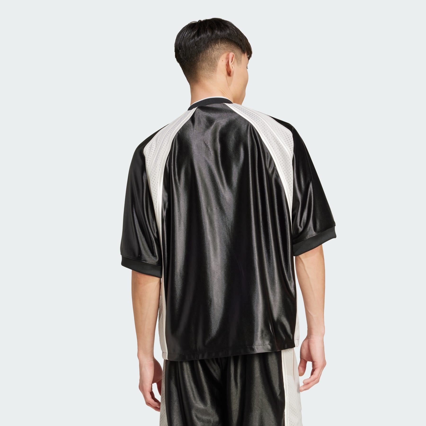 Cut Line Short Sleeve Track Top - 3
