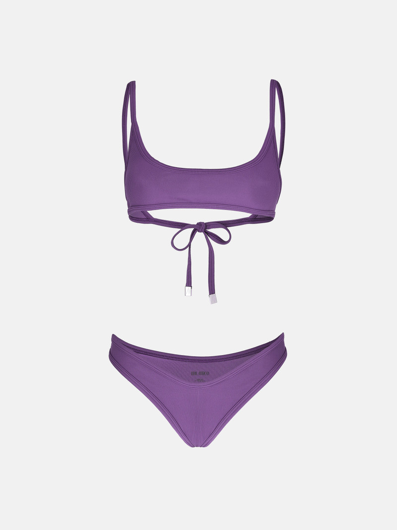 THE ATTICO PURPLE BIKINI outlook