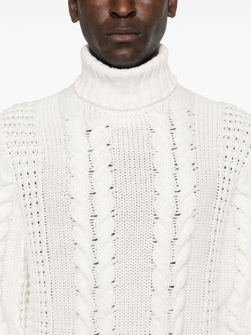 cable-knit sweater 5