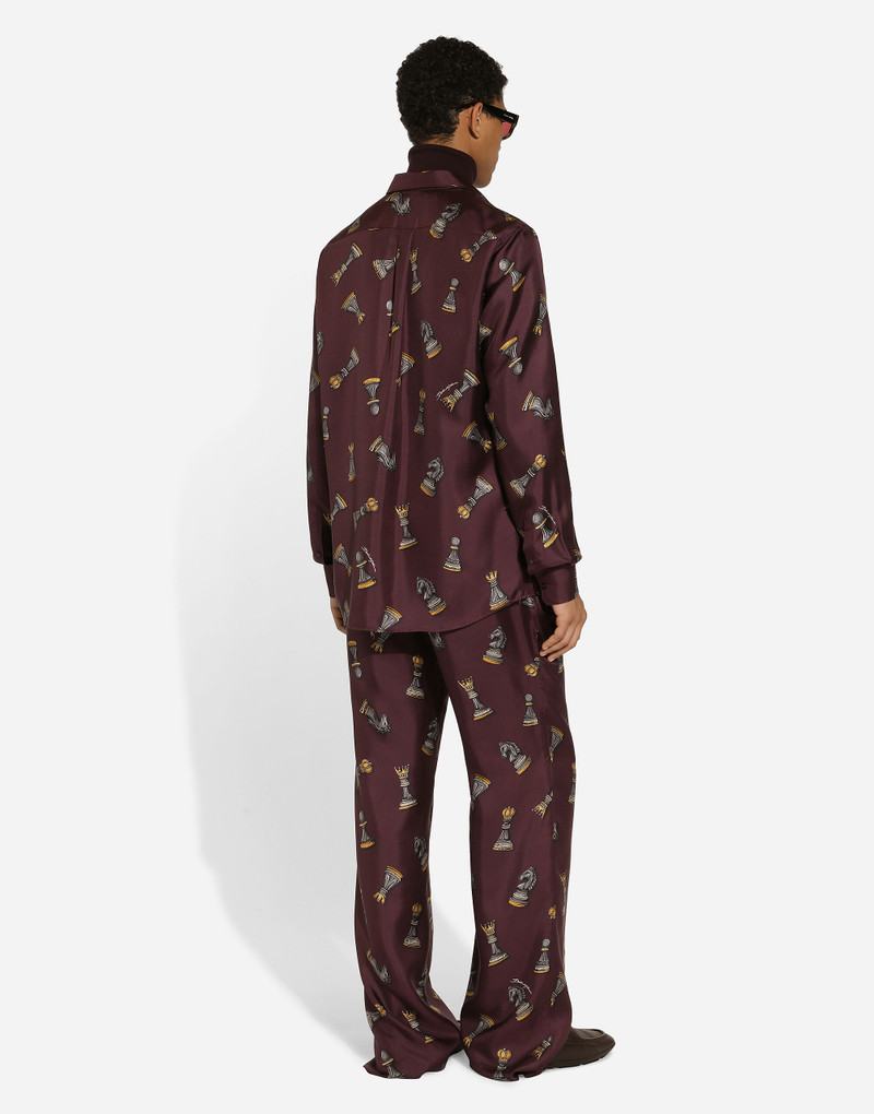Silk jogging pants 3