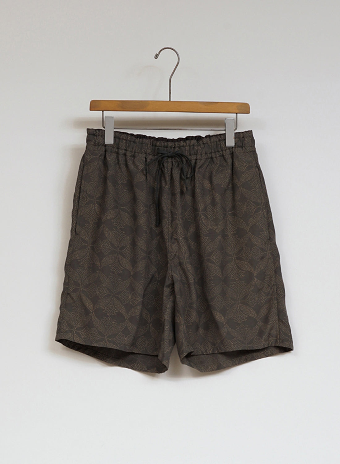 Utility Shorts Gujarat Print in Grey - 1