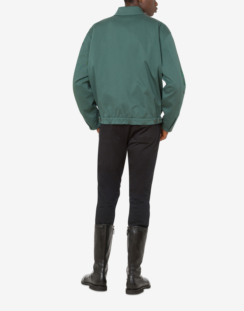 PAINTED EFFECT STRETCH GABARDINE JACKET 3