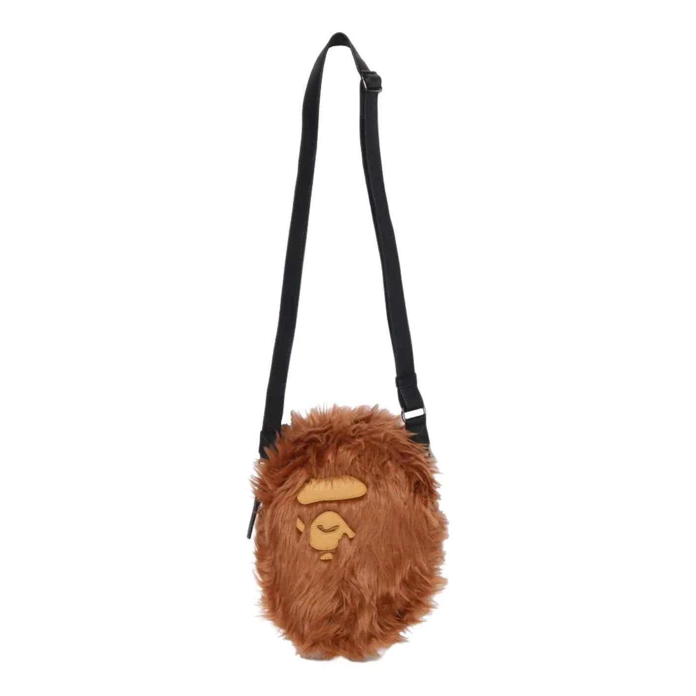 A Bathing Ape Ape Head Shoulder Bag 'Brown' 0ZXBGM002901RBWX - 1