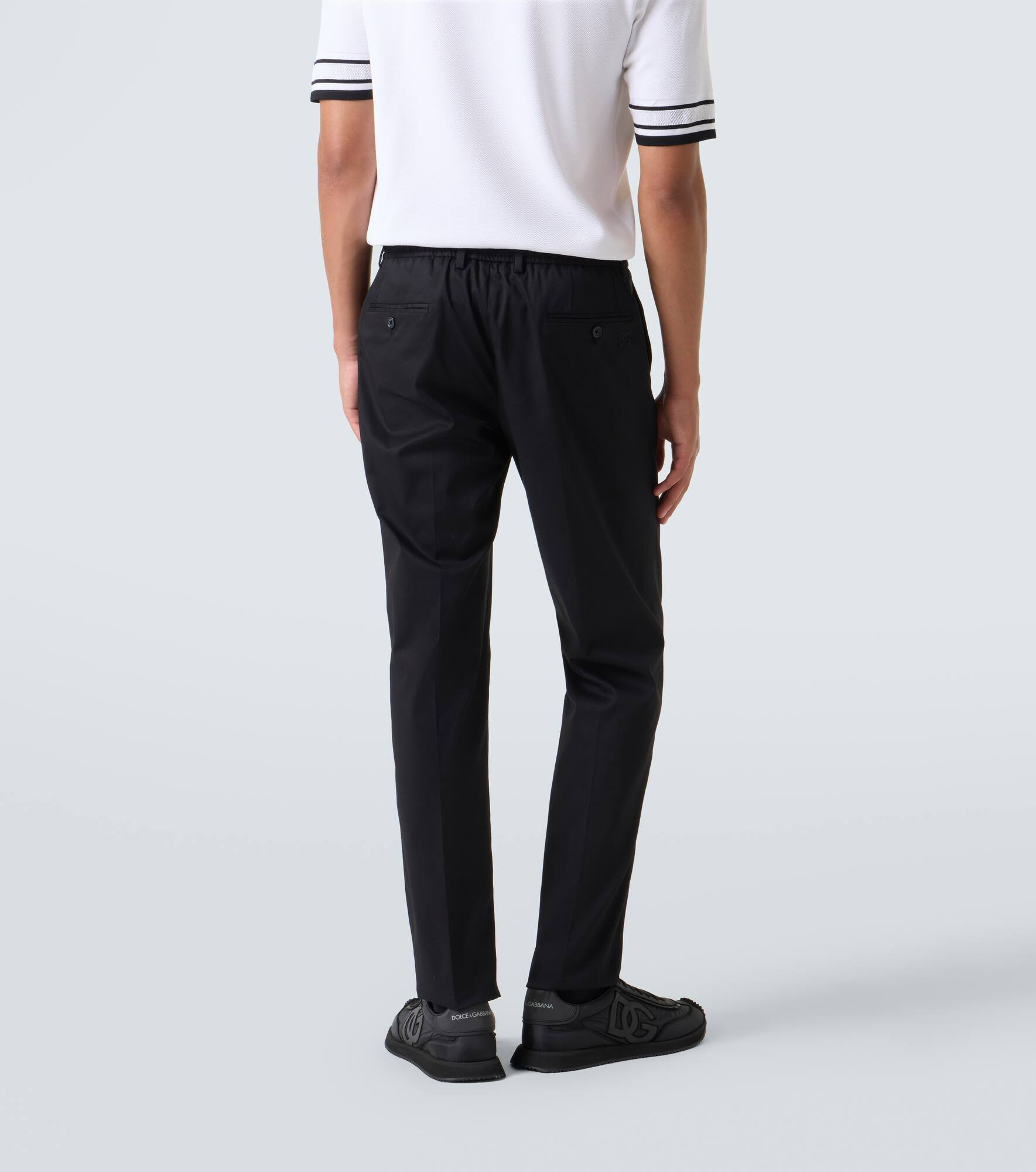 Cotton straight pants - 4