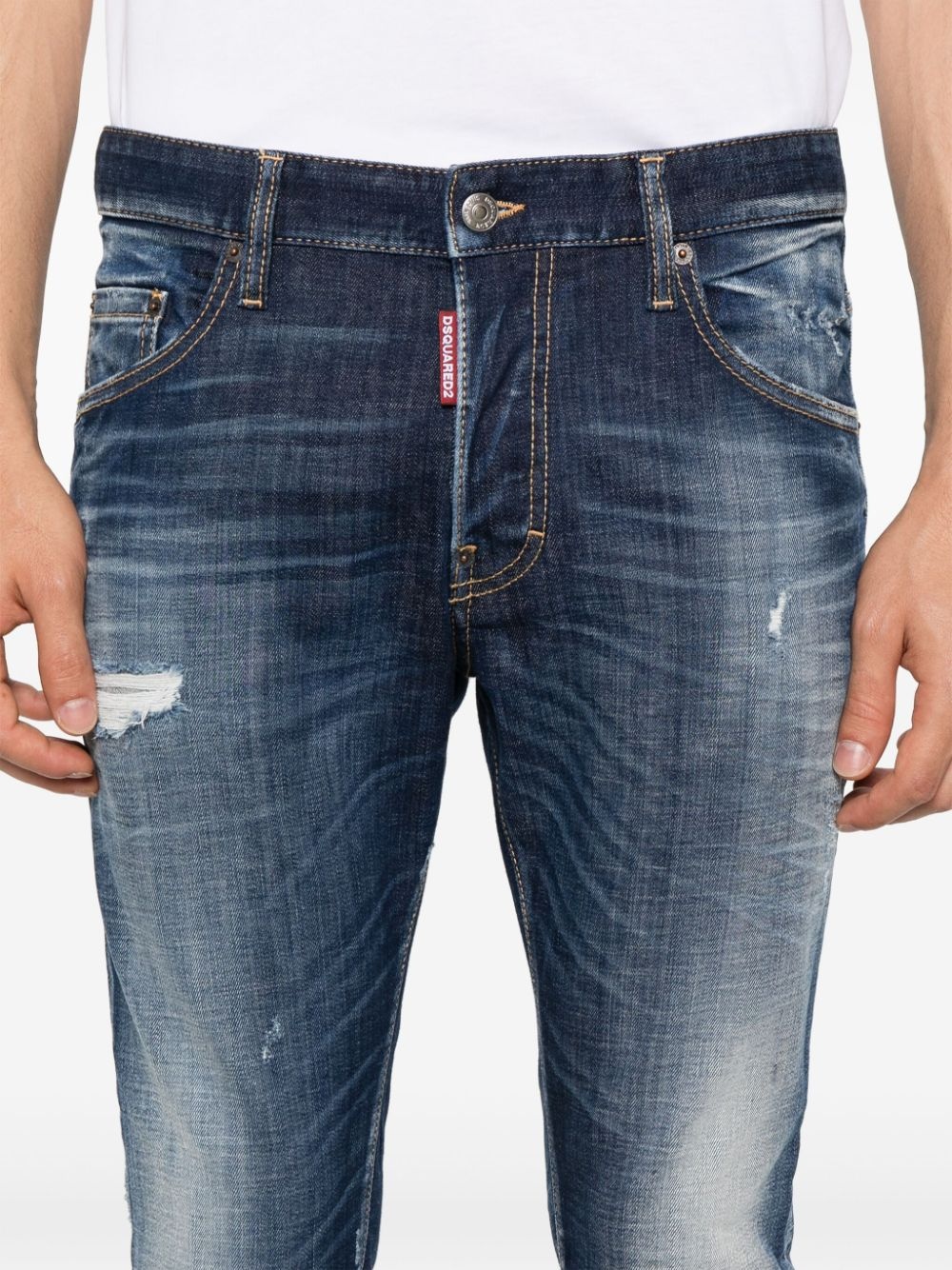 Dsquared2 Jeans Blu Uomo Skater - 5