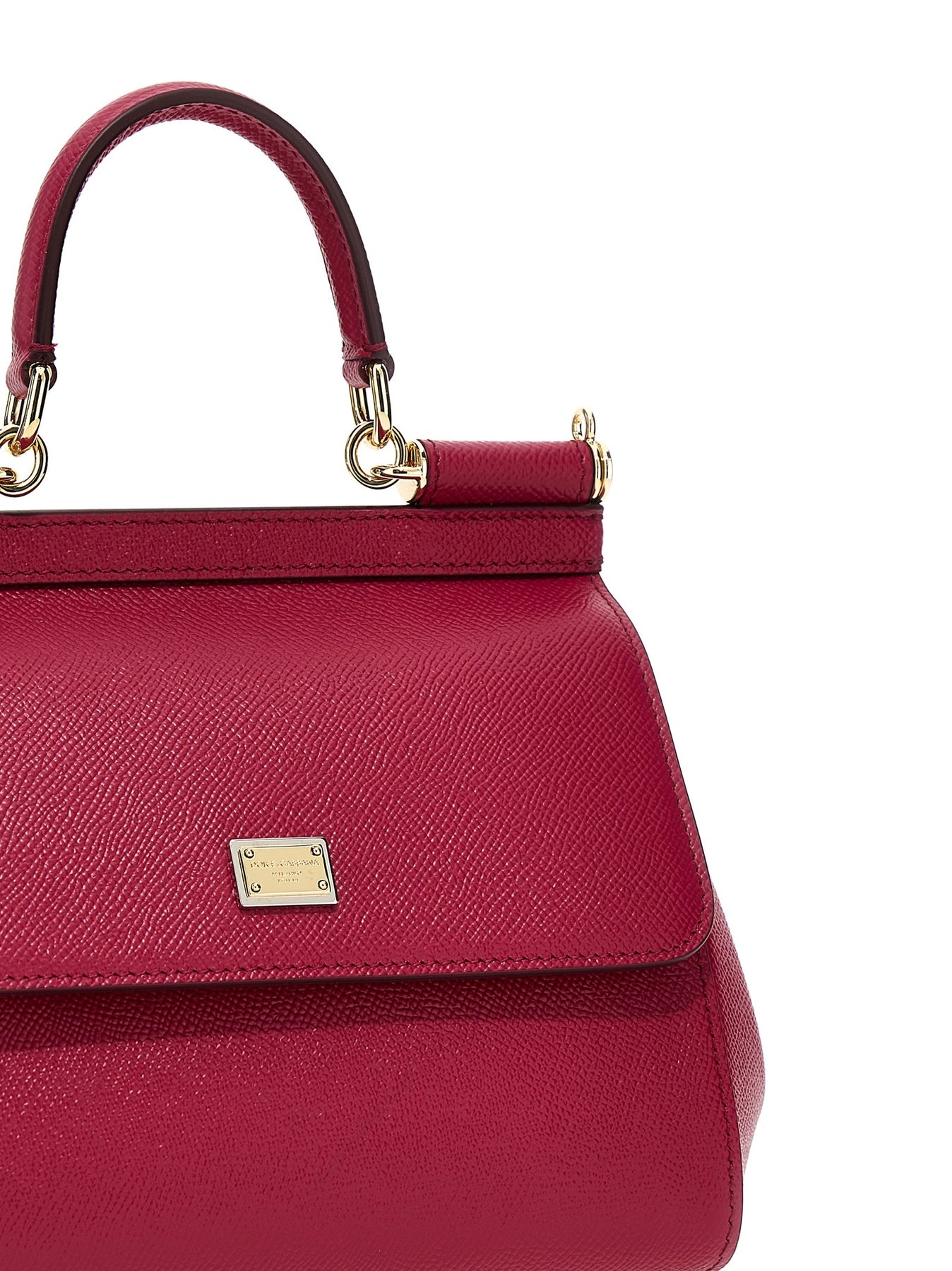 Sicily Mini Handbag Hand Bags Fuchsia - 3