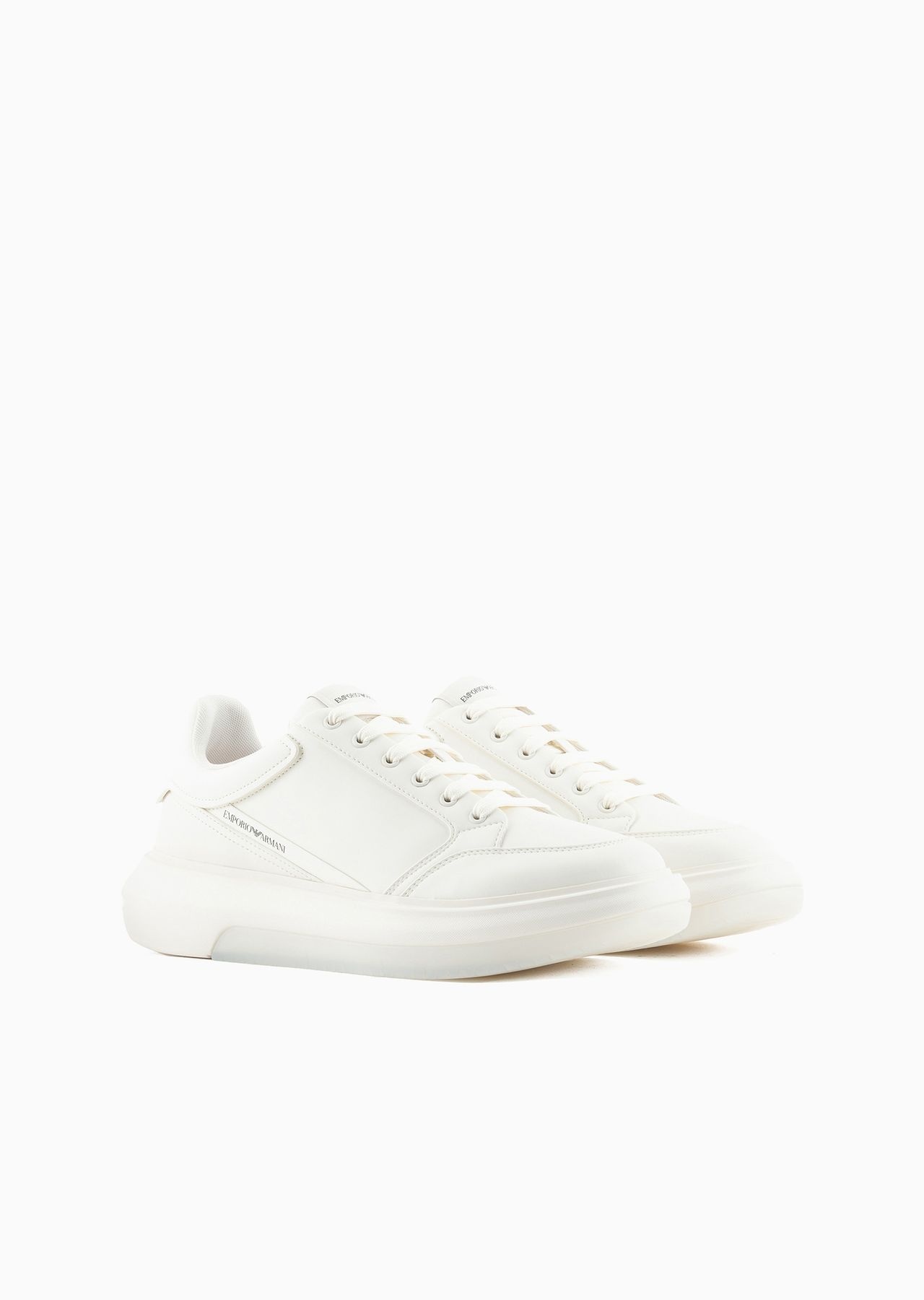 Leather sneakers with side logo - 2