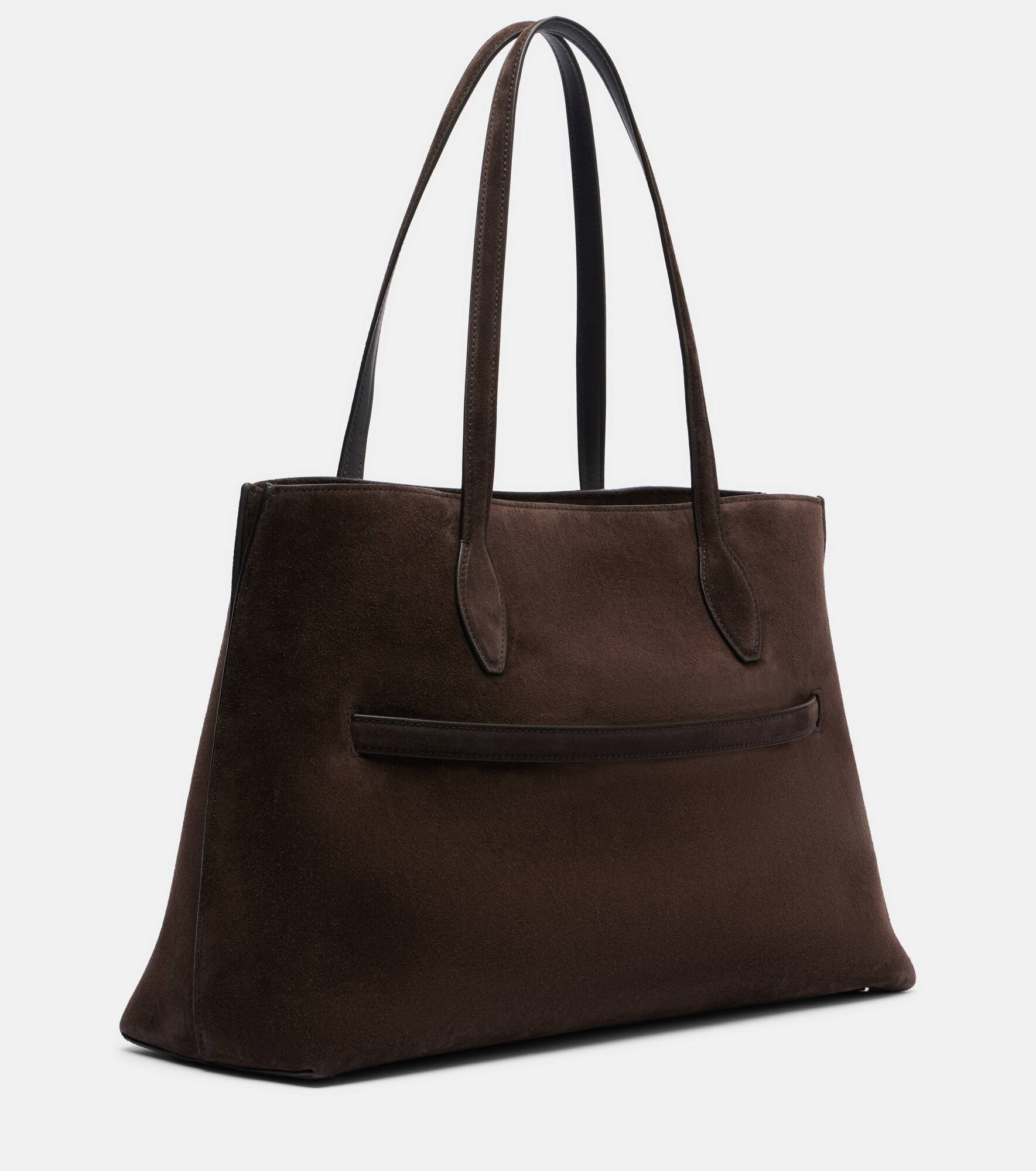 Lounge suede tote bag - 4