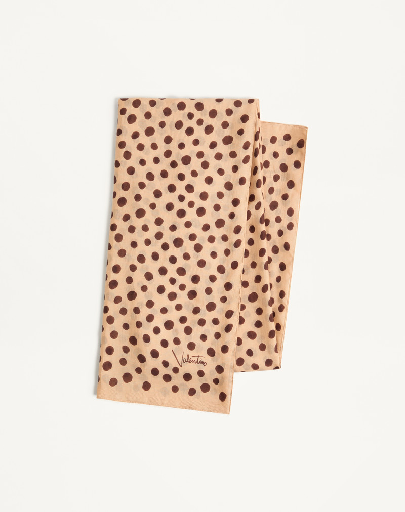 DALMATA PLUS DE POIS POLKA DOT HEADBAND IN COTTON AND SILK 1
