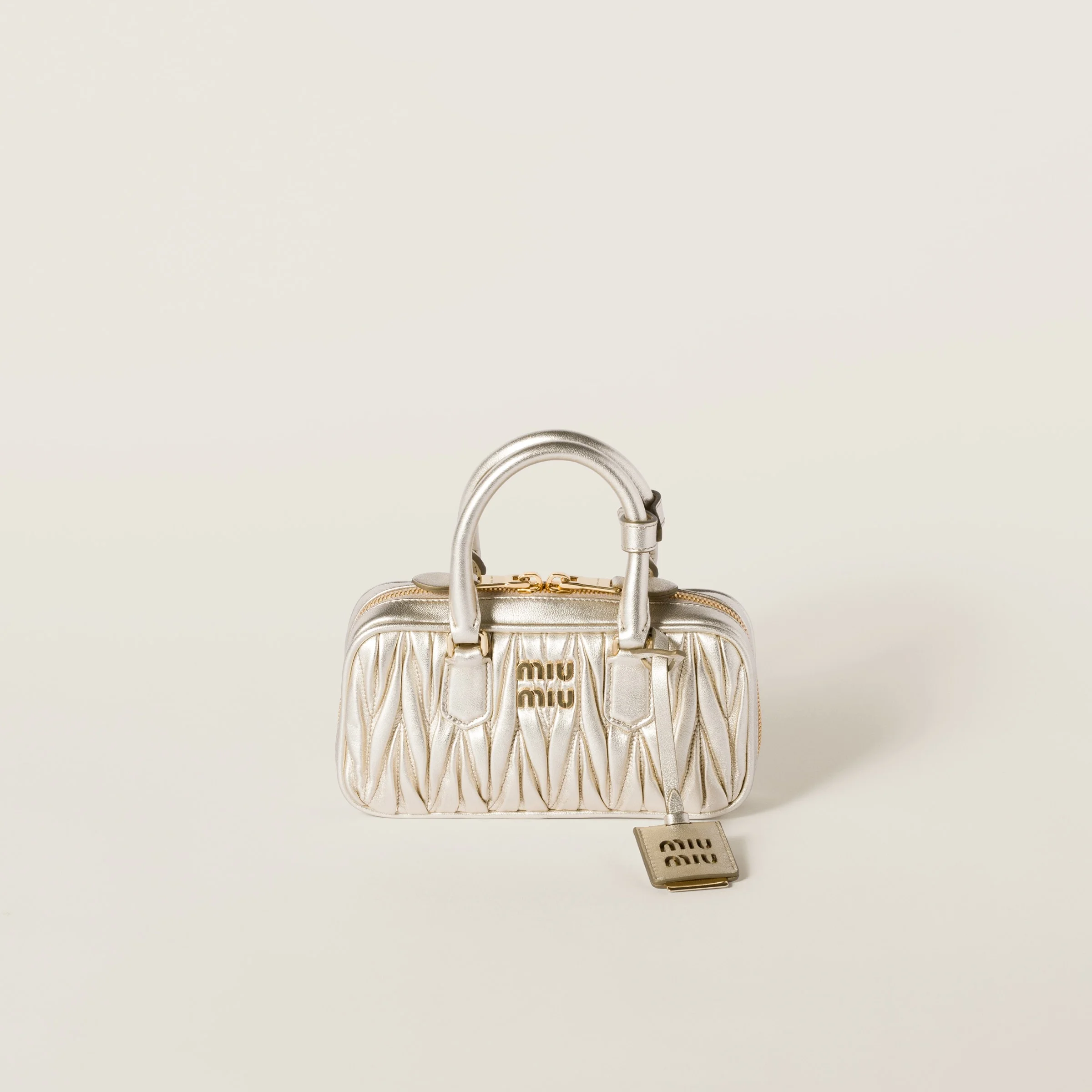 Arcadie matelassé nappa leather mini-bag - 1