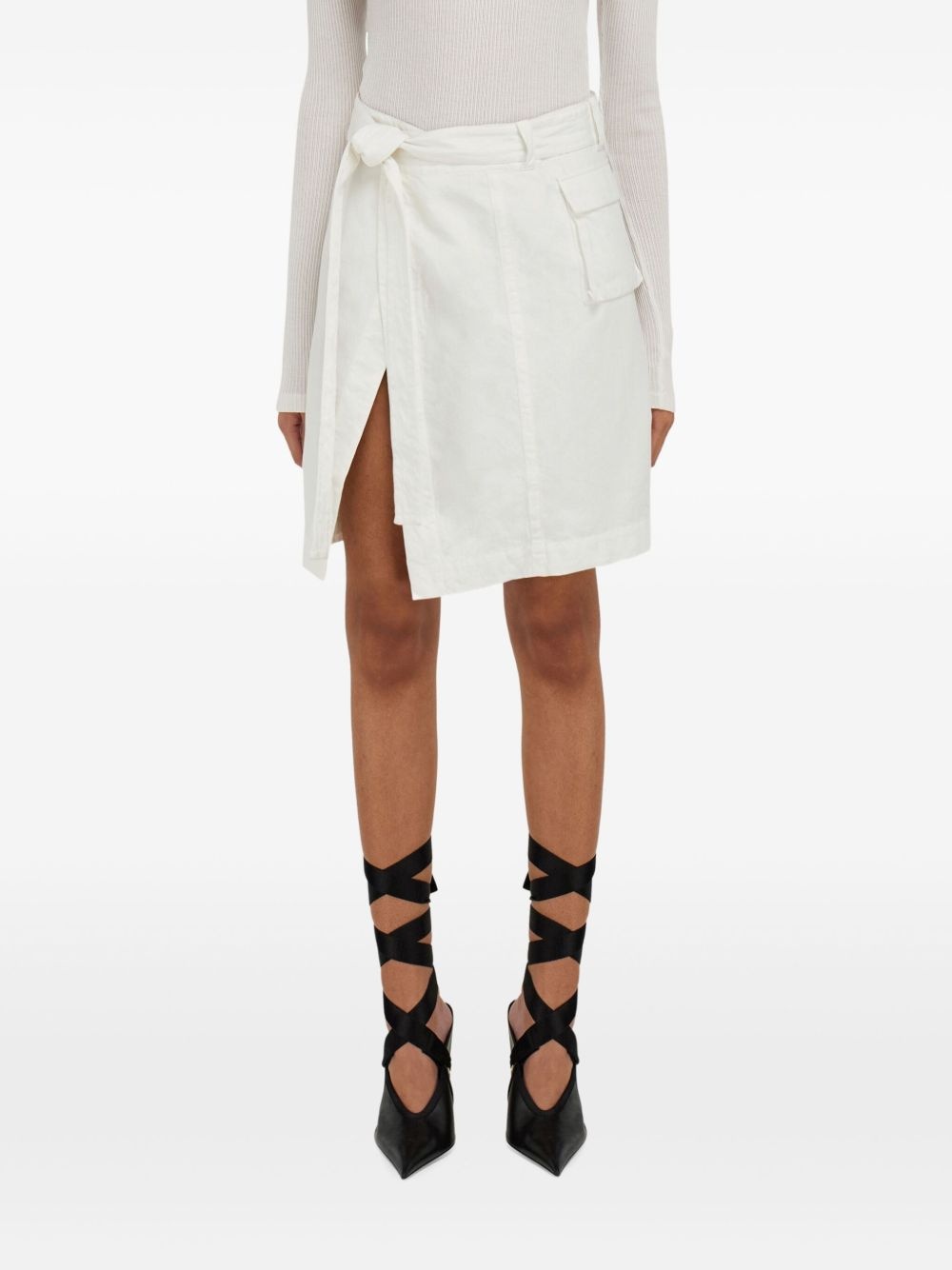 wrap midi skirt - 4