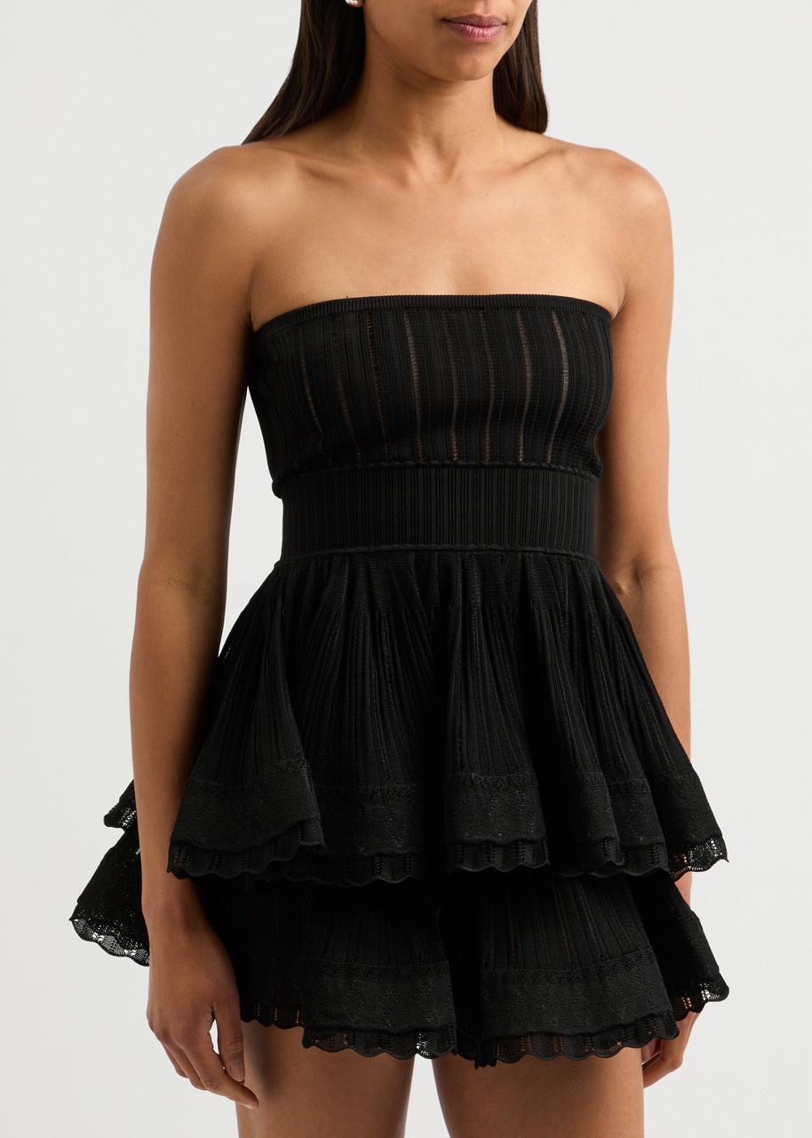 Crinoline ribbed-knit top - 6
