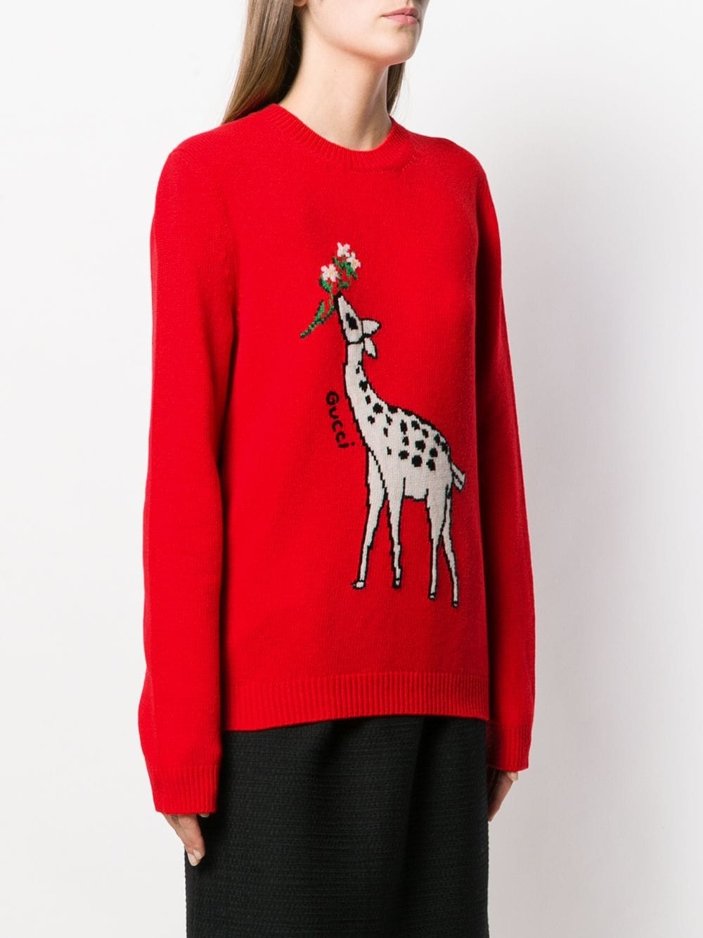 giraffe intarsia jumper - 3