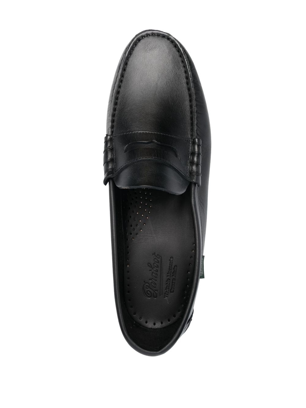 leather penny loafers - 4