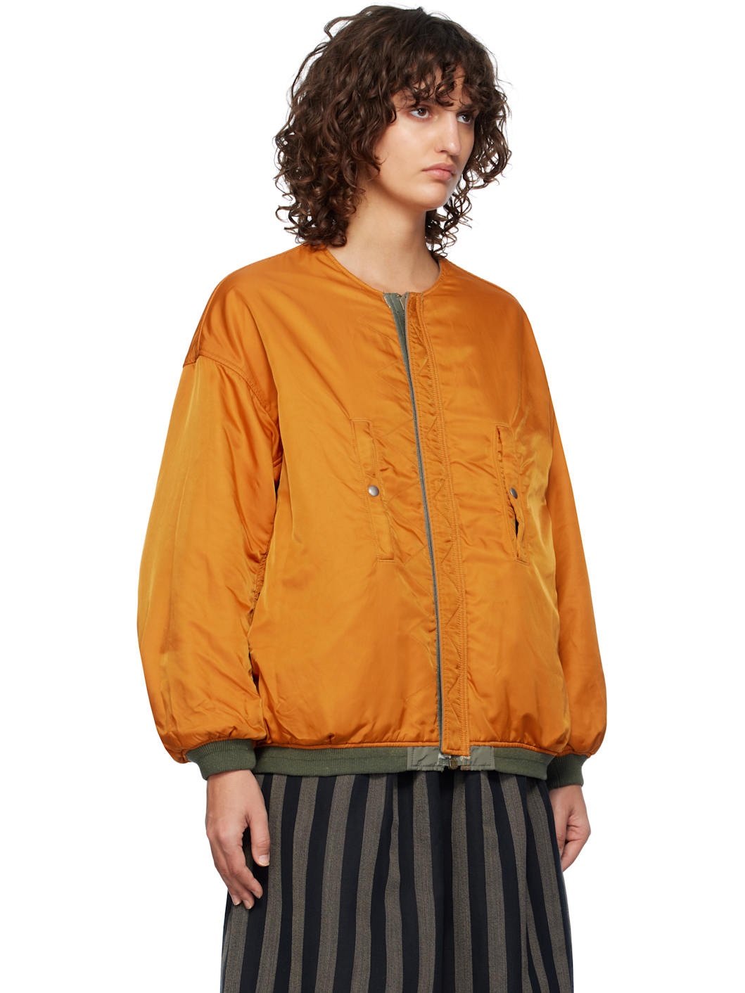 Green Thorson Bomber Jacket - 4