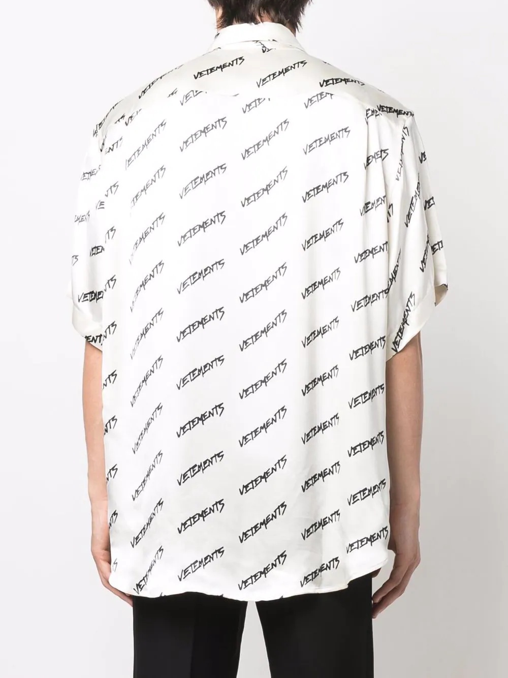 logo-print short-sleeved shirt - 5