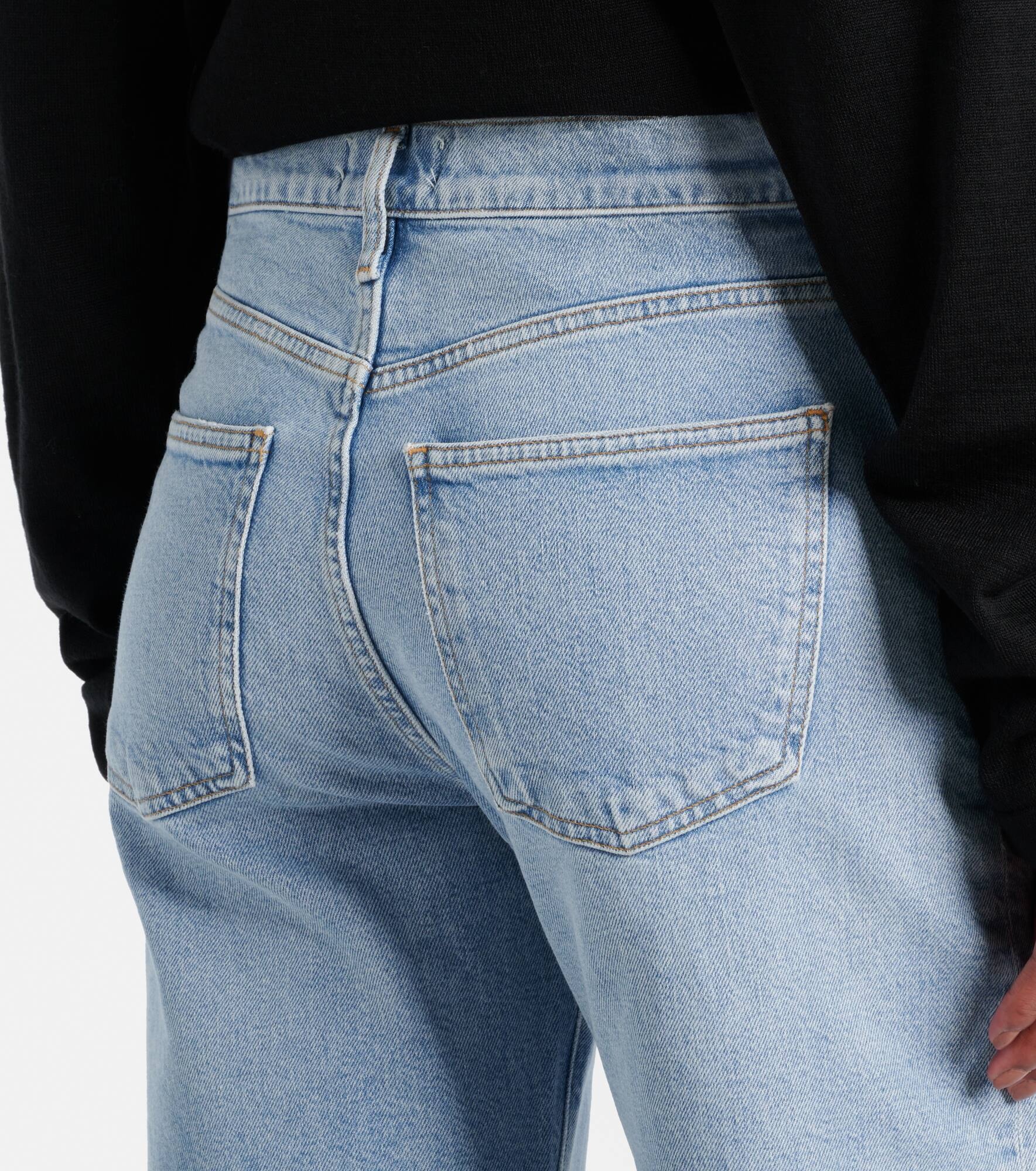 Harper high-rise wide-leg jeans - 6