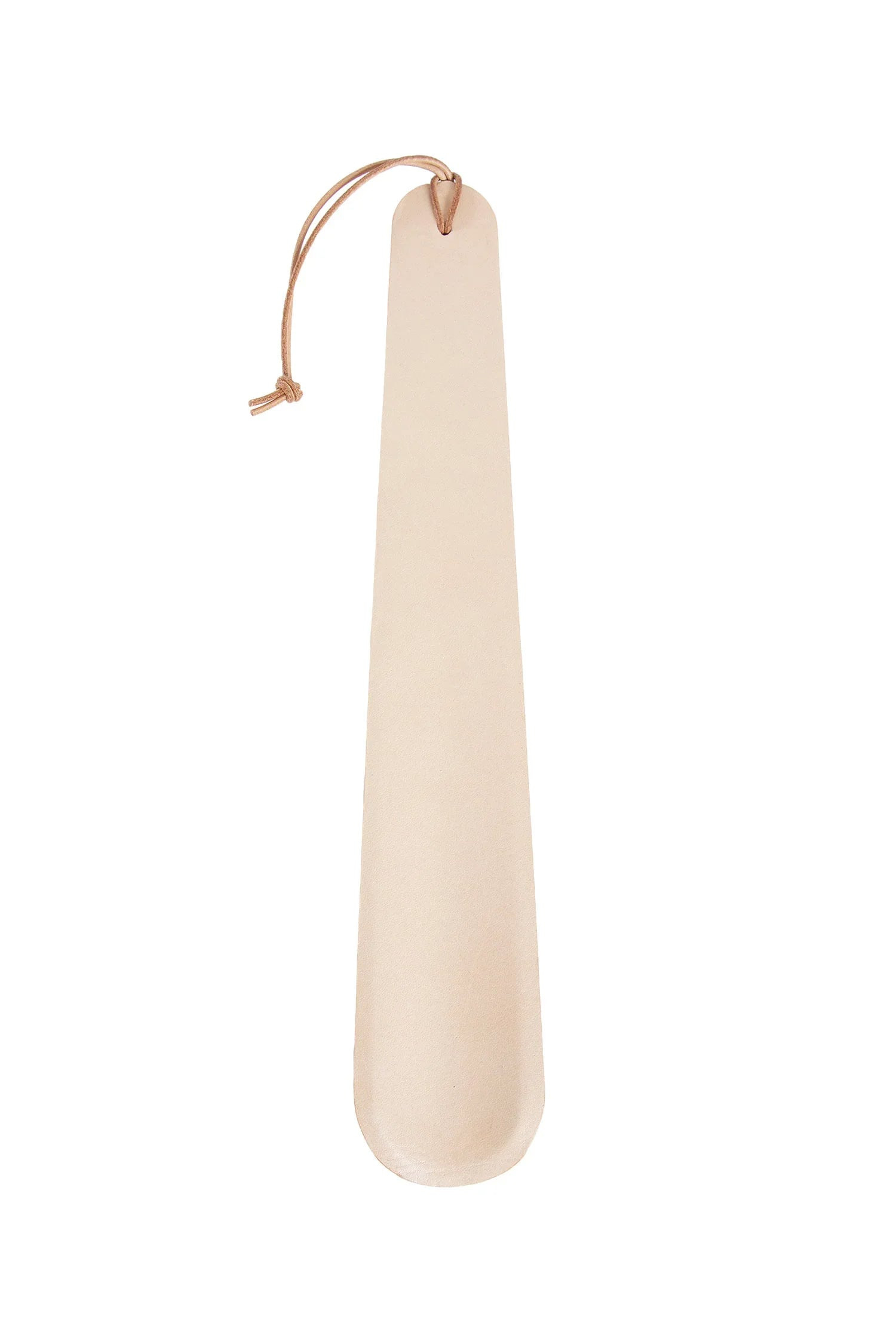 Cream-Leather-Shoe-Horn - 2