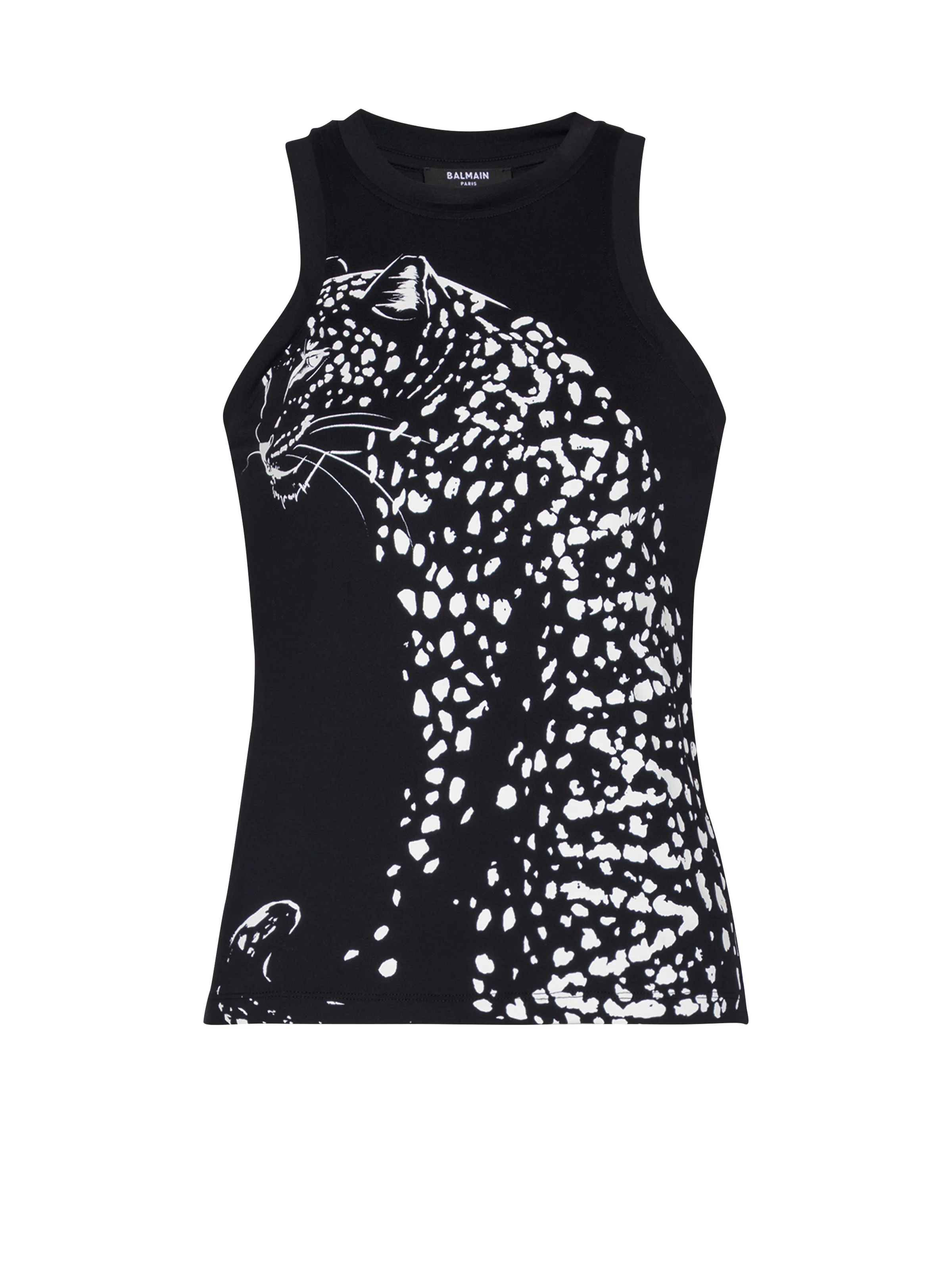 Leopard print tank top - 1