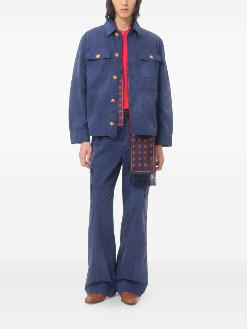 Valentino COTTON T-SHIRT WITH VLOGO PATCH outlook