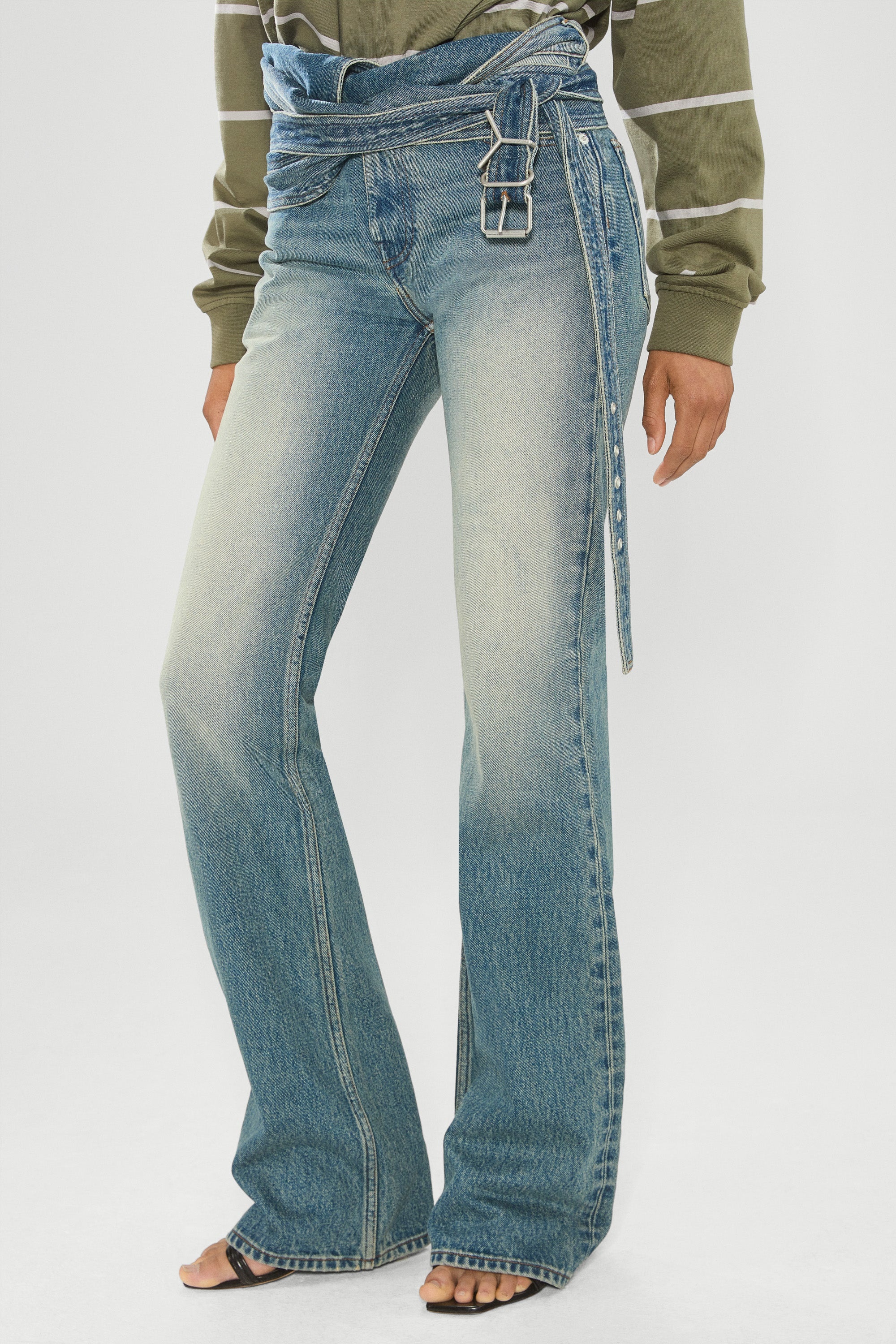 Wrap Belt Jeans - 3