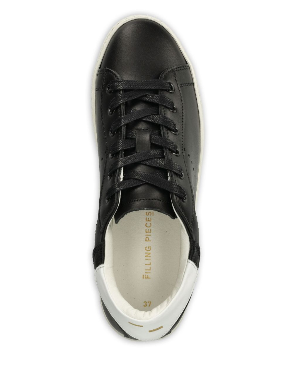 perforated panelled trainers - 3
