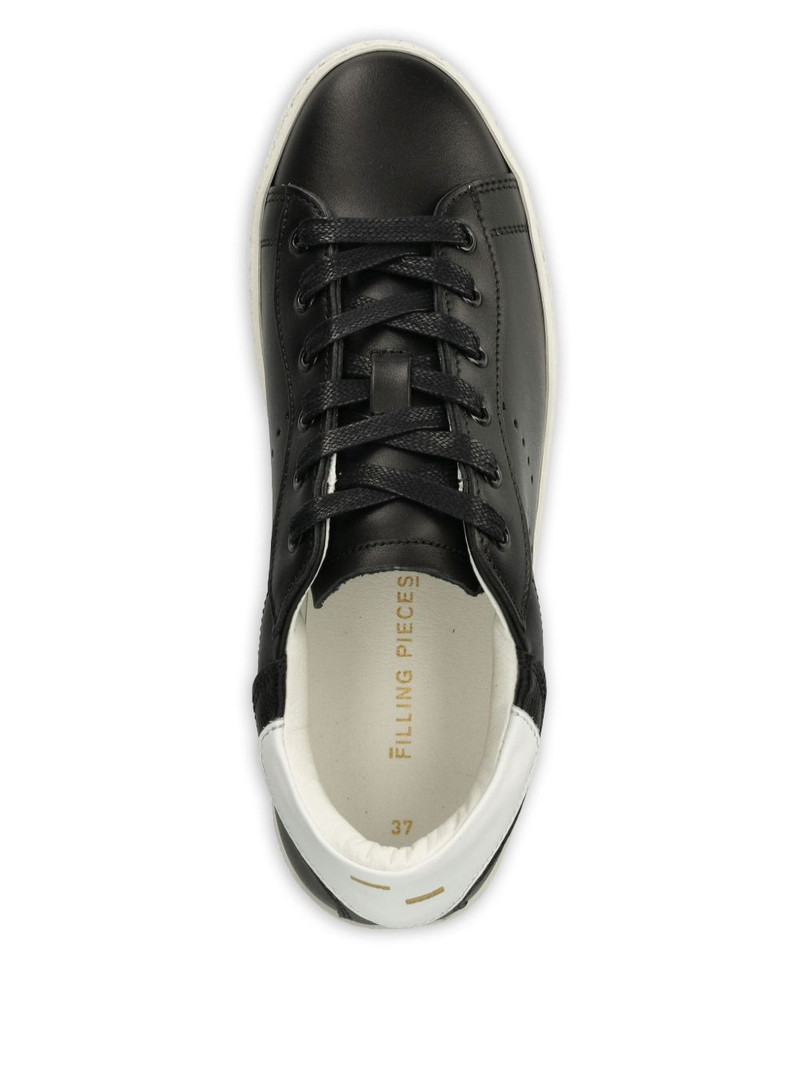 perforated panelled trainers 3