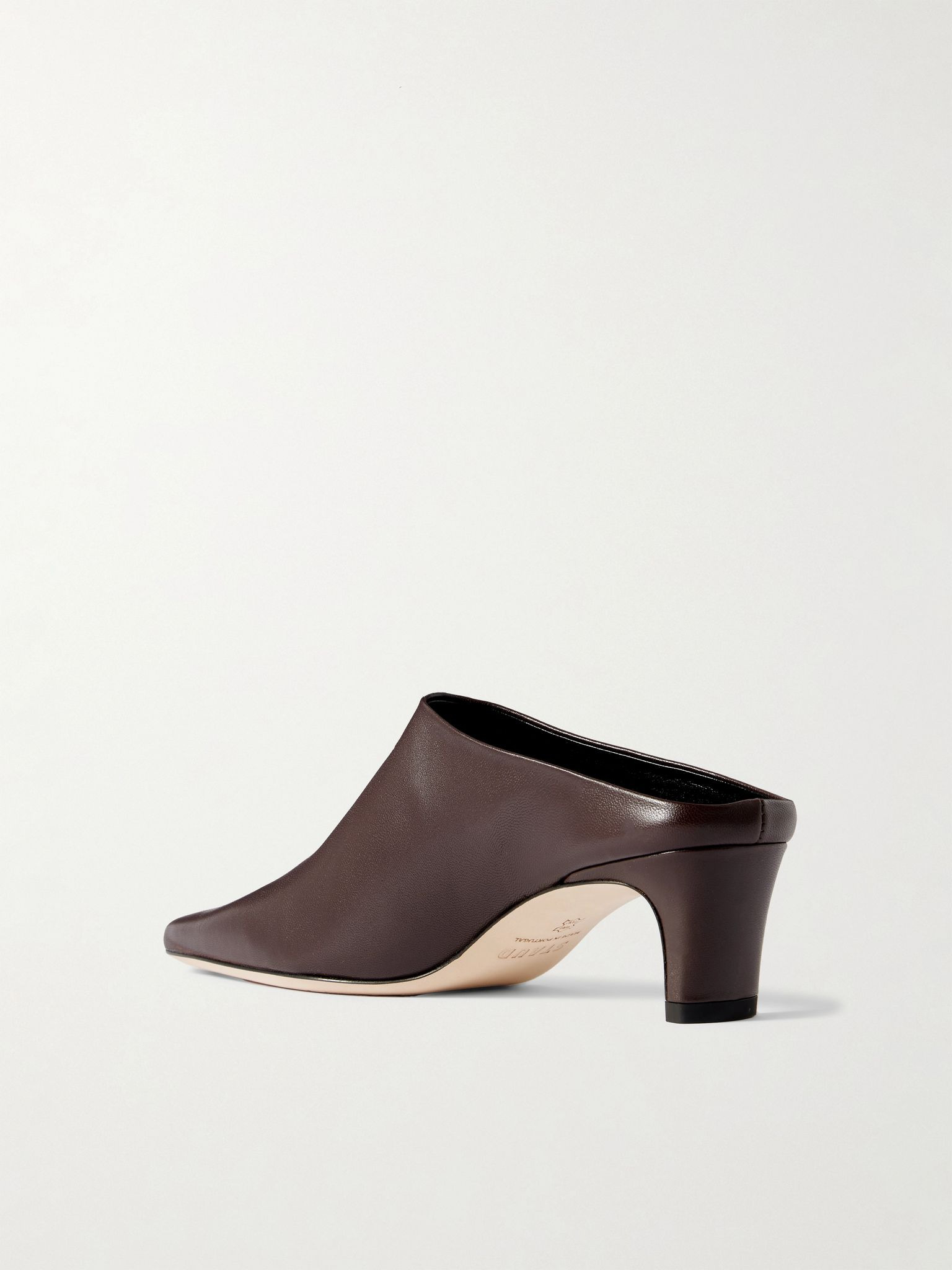 Wally leather mules Dark brown - 3