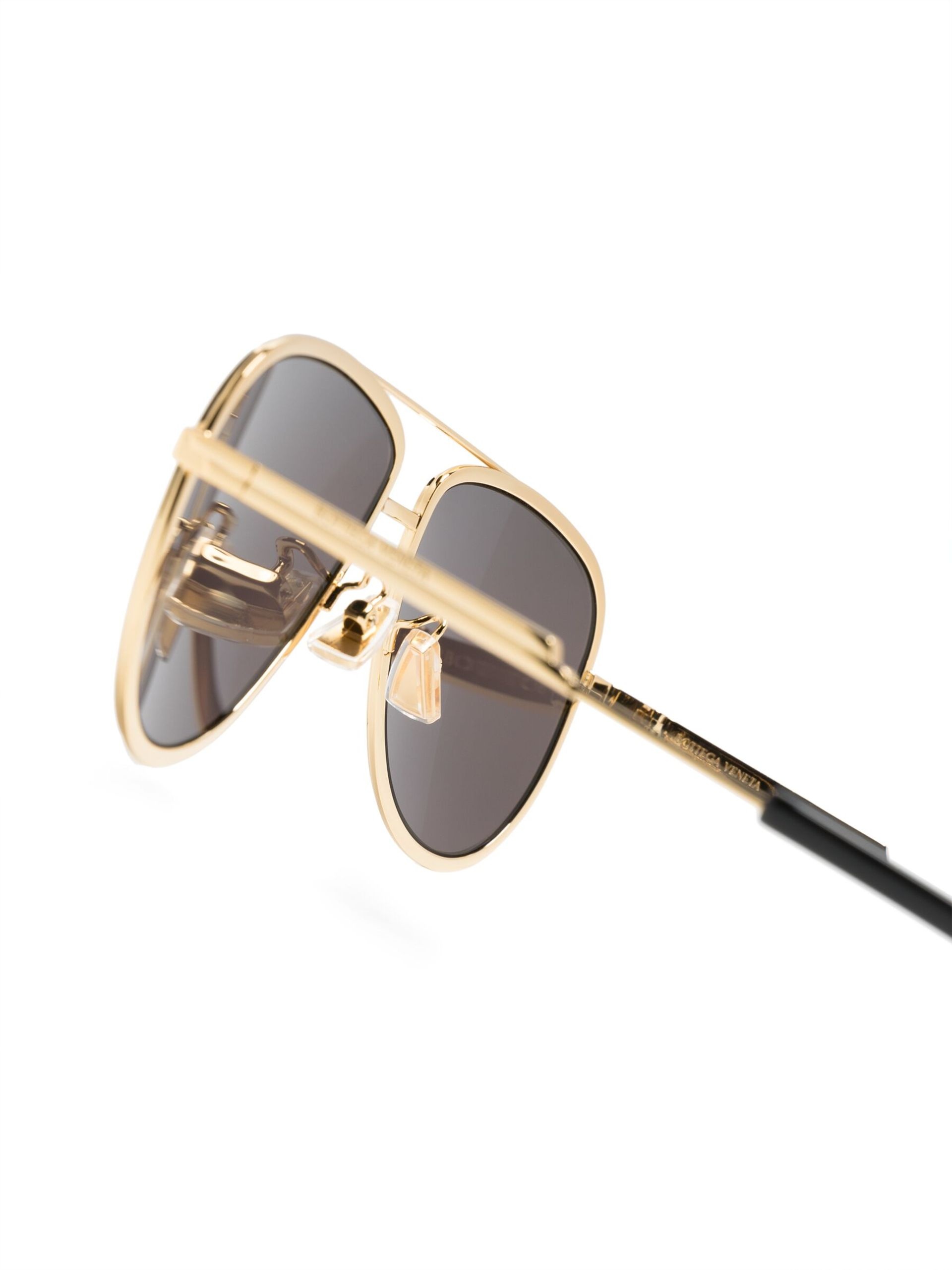 gold-tone pilot-frame sunglasses - 3