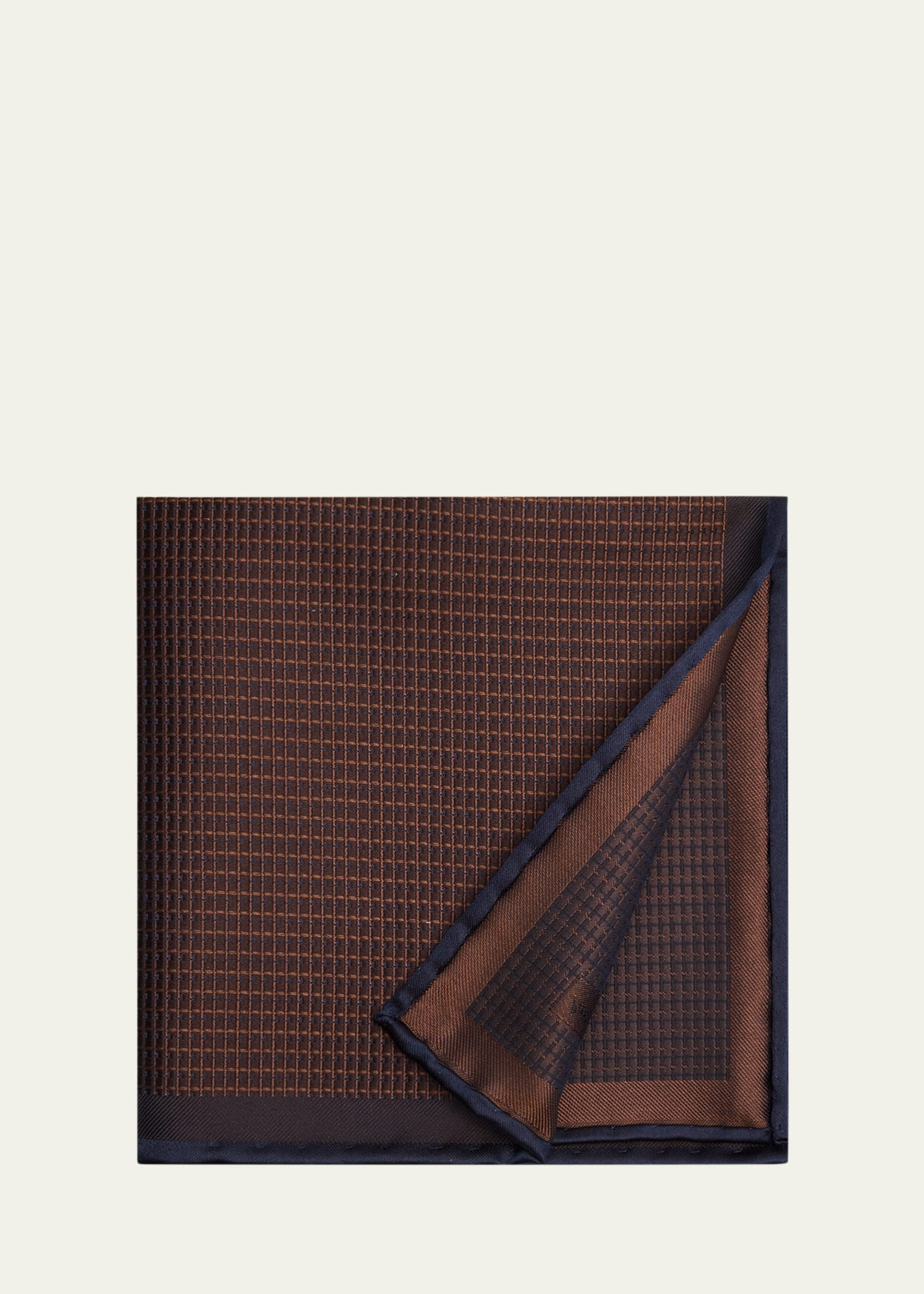 Men's Screen-Print Silk Pocket Square - 2