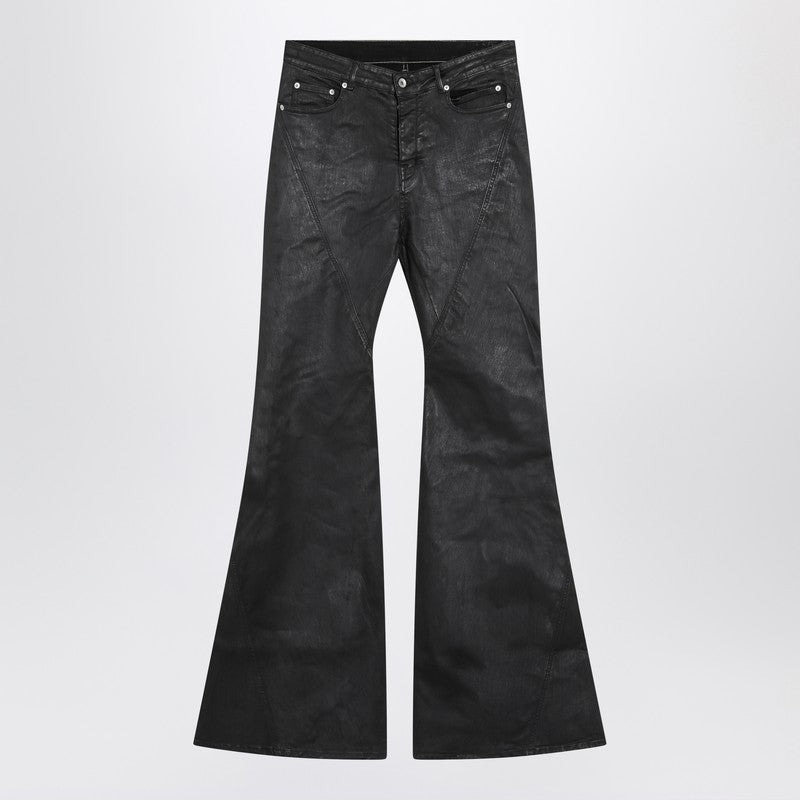 Drkshdw Black Coated Bootcut Jeans Men - 1